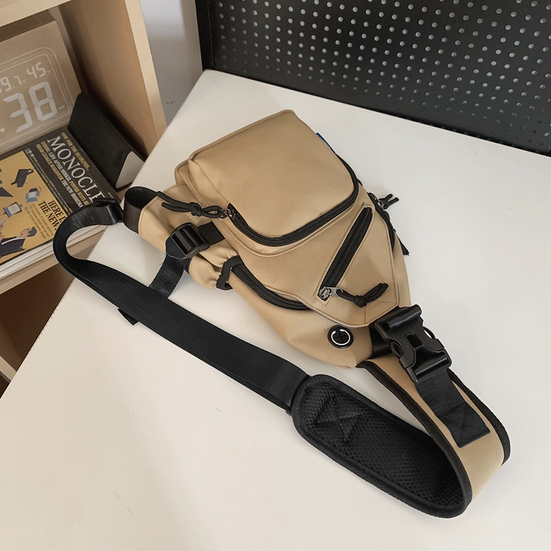 khaki-coloured packages
